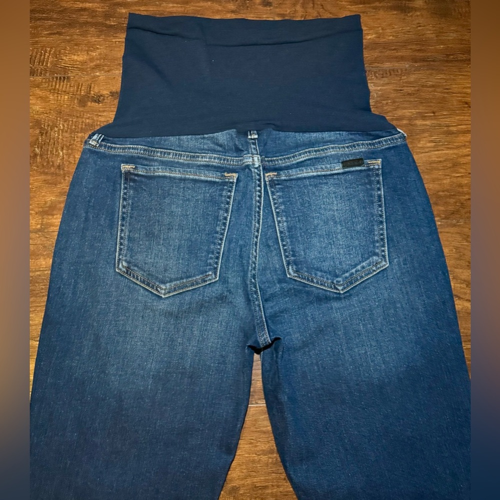 Joe's Jeans Dark Blue Maternity Women’s skinny Jeans with Overband Sz 29 NWOT - Picture 6 of 12